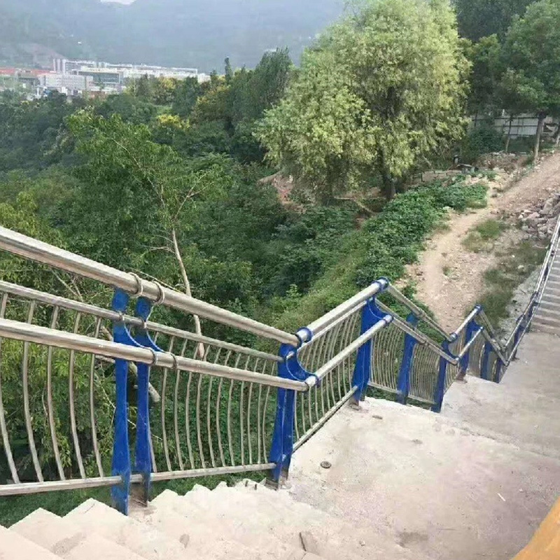 Bridge Stainless Steel Railing Baluster Tubular Balustrade Guardrail Sprayed