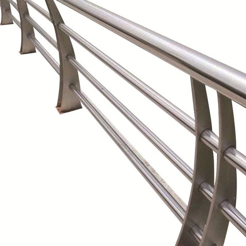 Dipped Bridge Tubular Aluminum Railings Customized Stainless Steel Tubular Handrail