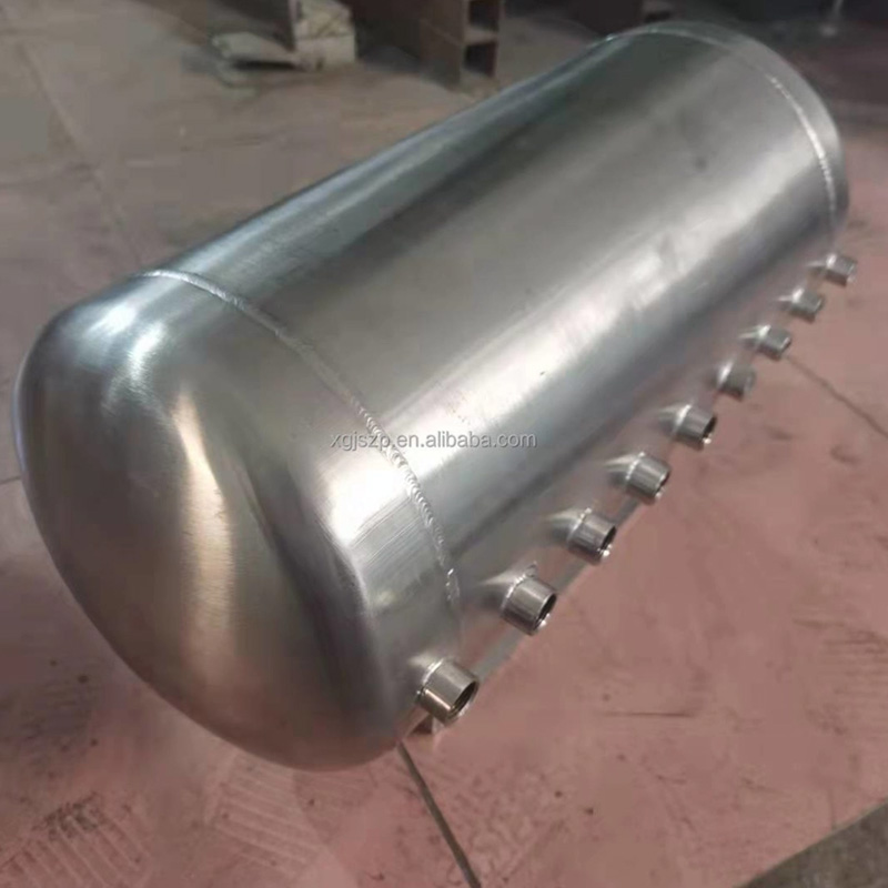SUS304 Stainless Steel Storage Tank OEM Water Horizontal Pressure Tank