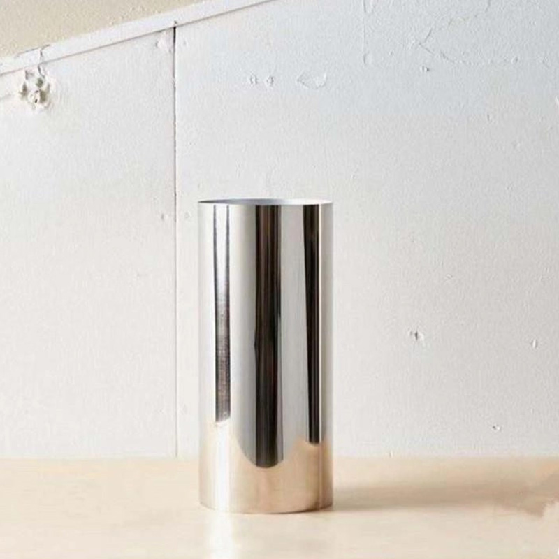 Anodized Stainless Steel Plant Pots Shopping Mall Pre-Rusted Home Decoration Flower Pot