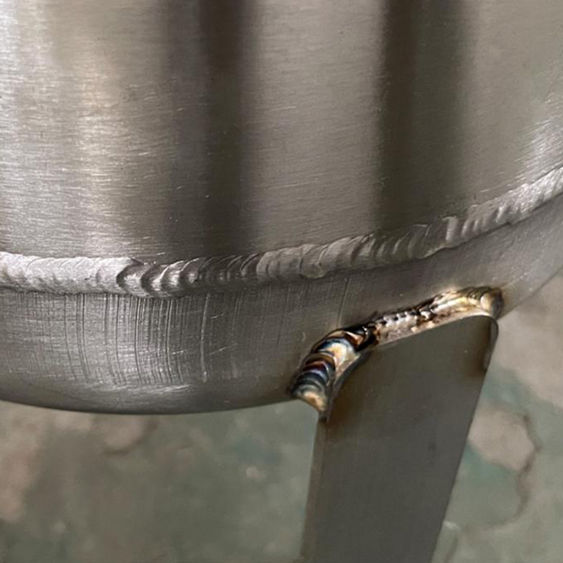 SUS304 Stainless Steel Storage Tank OEM Water Horizontal Pressure Tank
