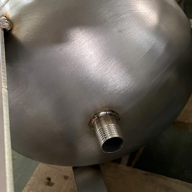 Horizontal 316 Stainless Steel Water Tank Compressor Parts High Level