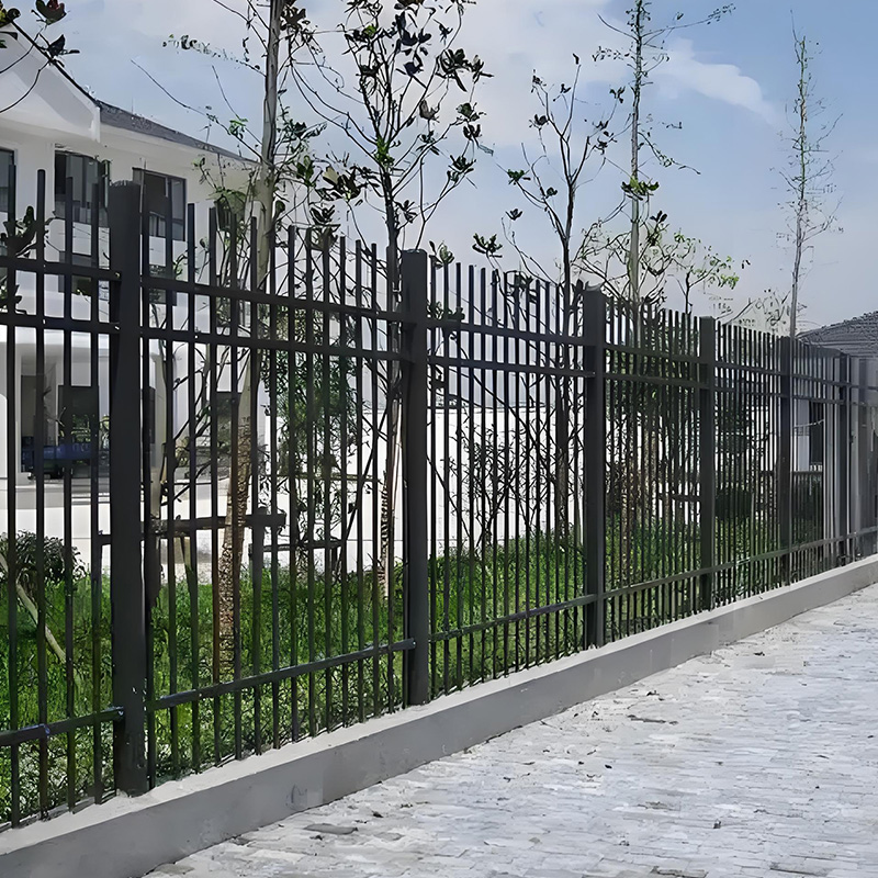 Metal guardrail galvanized steel guardrail outdoor garden guardrail easy to install
